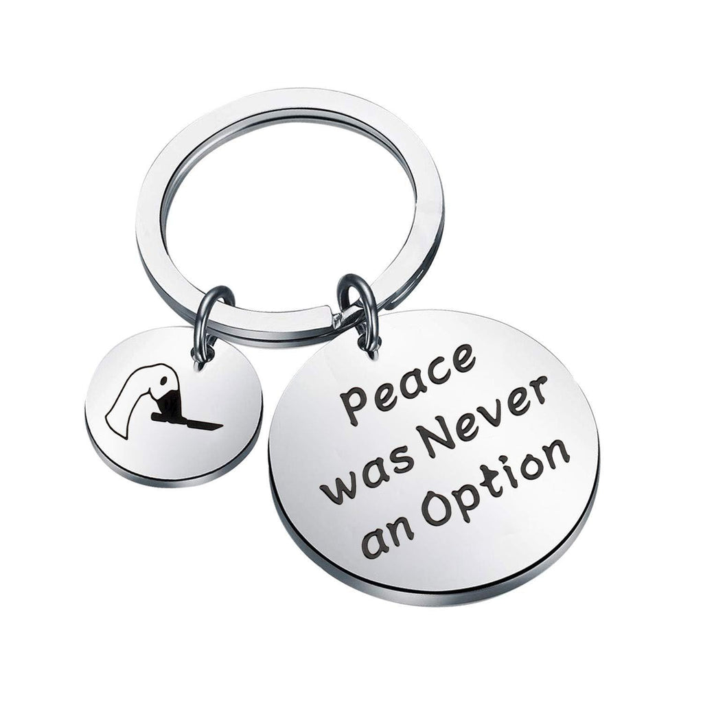 [Australia] - LBSBO Peace Was Never An Option Goose Keychain Untitled Goose Game Lover Gift Goose K 