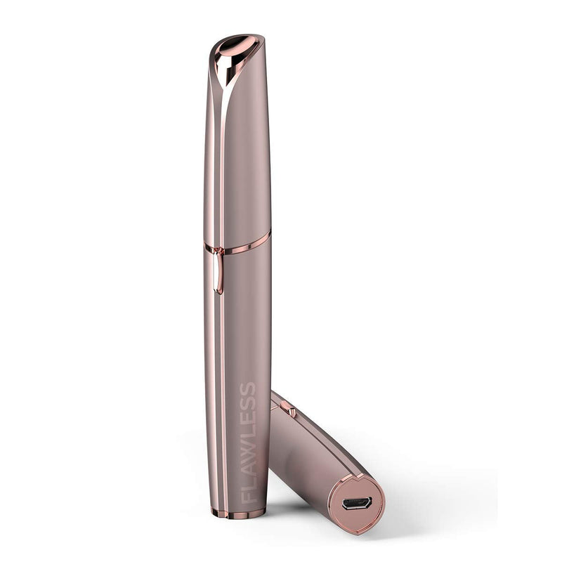 [Australia] - Finishing Touch Flawless Next Generation Brows, Eyebrow Hair Trimmer – Rechargeable, Blush 