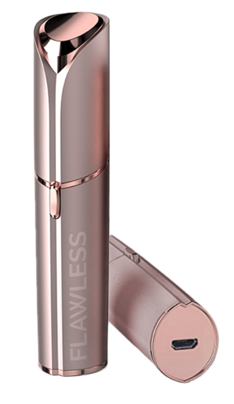 [Australia] - Finishing Touch Flawless® Next Generation Facial Hair Remover – Rechargeable, 2 x Replacement Heads Included, Blush Blush (Rechargeable) 