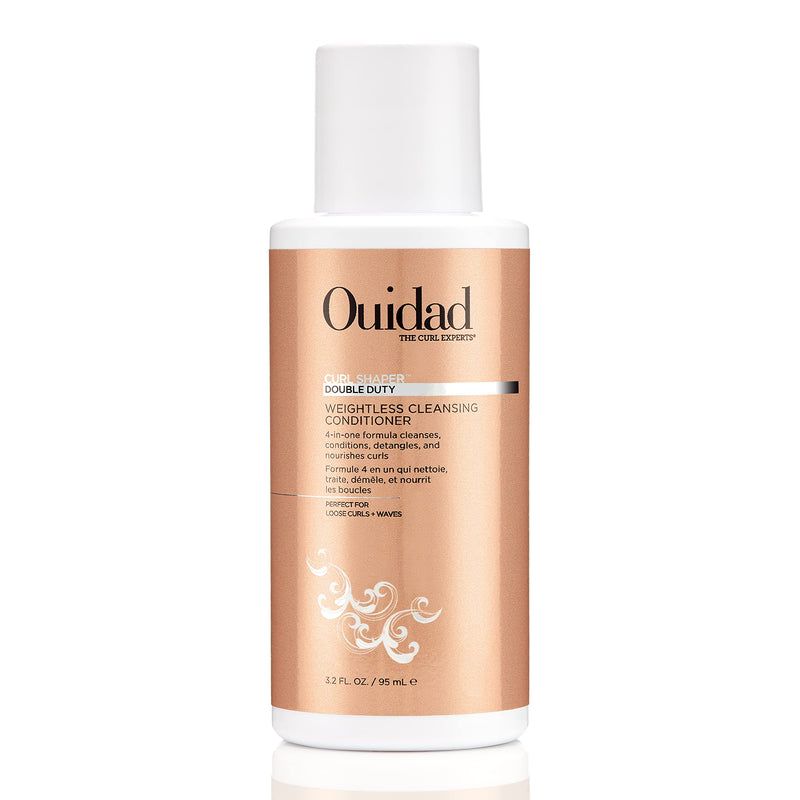 [Australia] - Ouidad, Curl Shaper Double Duty Weightless Cleansing Conditioner, Infuses Moisture Enhances Natural Curls, 2.5oz 