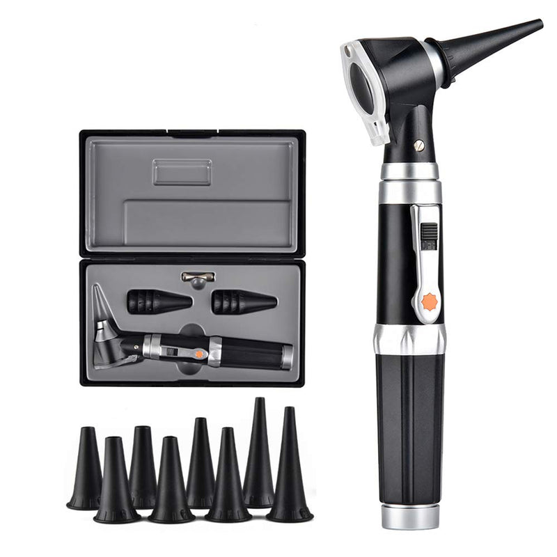 [Australia] - Jiusion 3X Otoscope with LED, Portable Handheld Ear Check Magnifier with 8 caps and 1 Storage case for Doctor Nurse Adult Kid Dog Cat Pet 