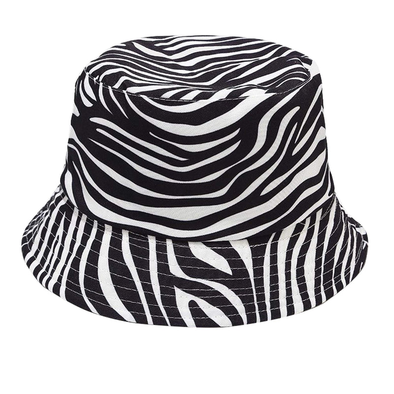 [Australia] - Umeepar Unisex Reversible Packable Bucket Hat Beach Sun Hat Fisherman Hat for Men Women Zebra 