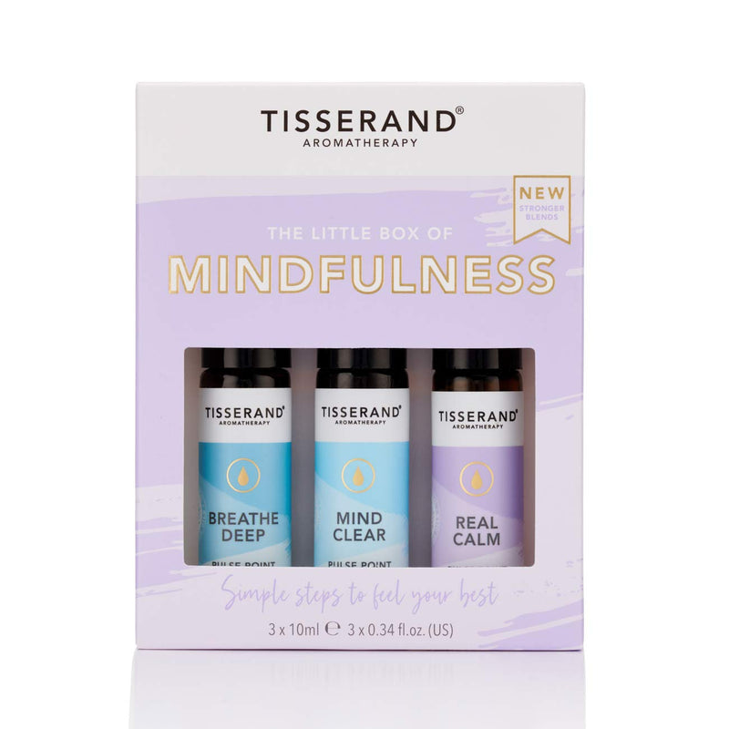 [Australia] - Tisserand Aromatherapy - The Little Box of Mindfulness - Breathe Deep, Mind Clear, Real Calm - 100% Natural Pure Essential Oils - 3x10ml 10 ml (Pack of 3) 