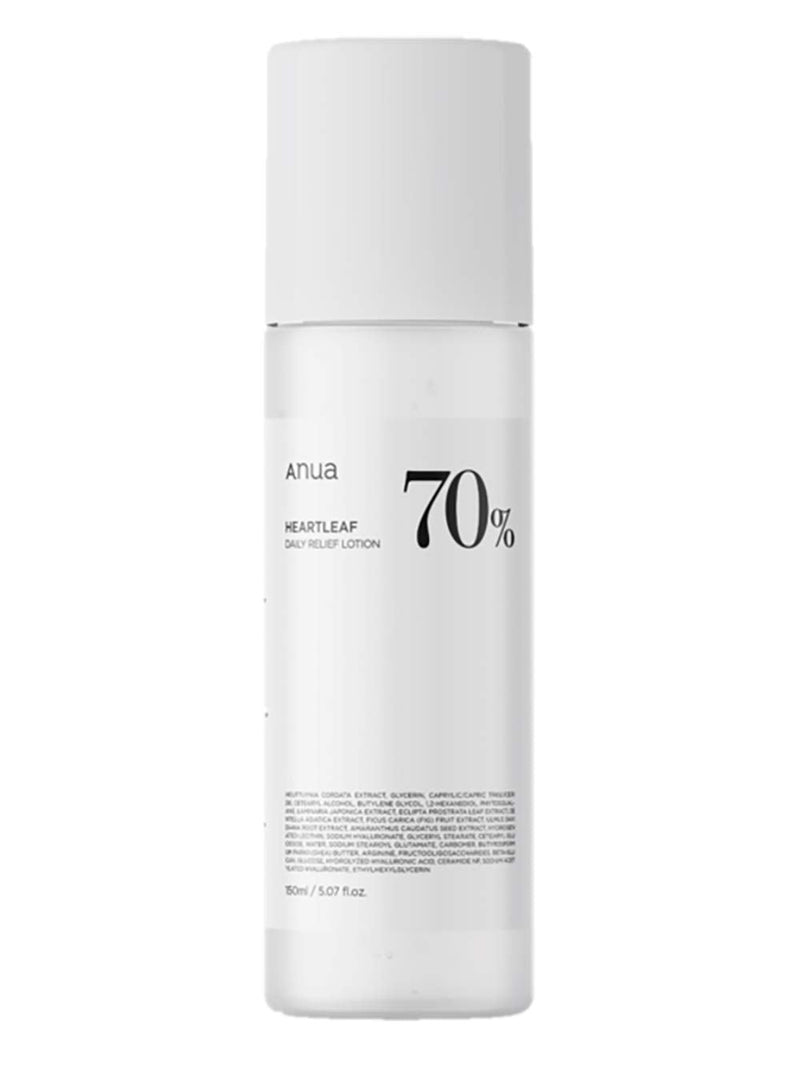 [Australia] - ANUA Heartleaf 70 Daily Relief Lotion 6.76 Ounce, Moisturizing Enhancing Skin Barrier Mild Lotion 