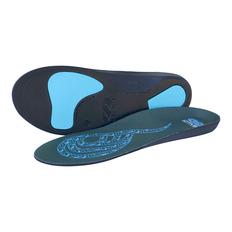 [Australia] - 4 Pairs Insoles for Plantar Fasciitis Heel Pain. Arch Support for Men & Women. Shoes Too Big. Insoles for Boots, Trainers & Shoes. M 7-8.5 