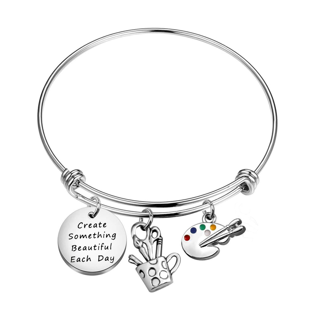 [Australia] - MYSOMY Artist Bracelet Jewelry Create Something Beautiful Each Day Painter Gifts Inspirational Gifts 