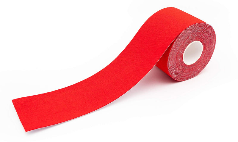 [Australia] - Kinesiology Tape red from axion German | Waterproof Skin-Friendly Elastic Self-Adhesive Bandage| Physio Tape Ideal for Sports and Everyday use 10) Red 