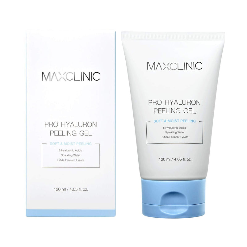 [Australia] - MAXCLINIC Pro Hyaluron Peeling Gel 120ml 4.05 fl.oz with hyaluronic acids for Waterproof makeup remover, dead skin Exfoliator and face cleanser 