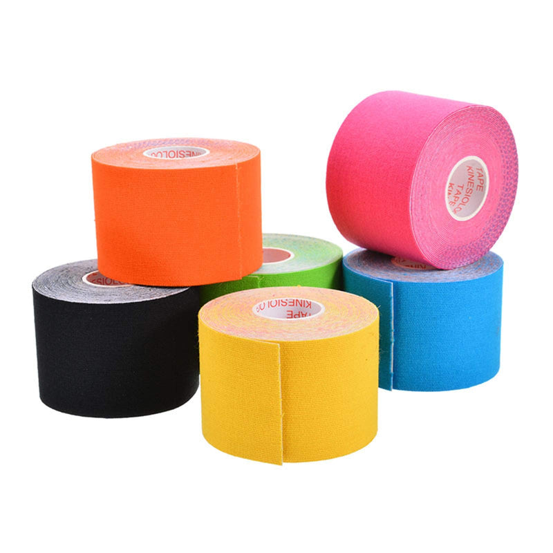 [Australia] - Jabtraxx 6 Rolls 5 m x 5 cm Muscle Support Tape E-Book Application Examples Muscle Support Elastic Strapping Tape Sports Tape 6 Rolls 5 m x 5 cm 