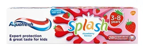 [Australia] - Aquafresh Kids Splash Strawberry Toothpaste 50ml 