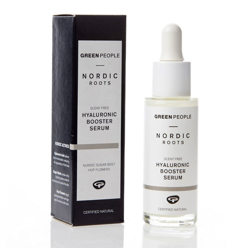 [Australia] - Green People Nordic Roots Hyaluronic Booster Serum, White, 28 ml 