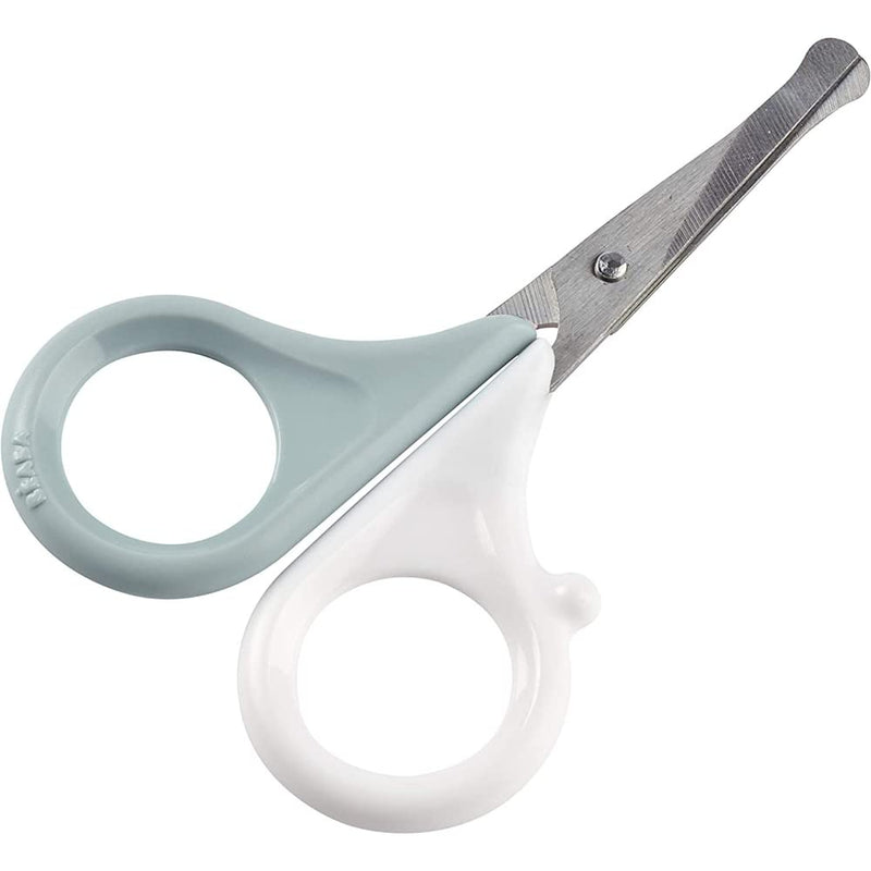 [Australia] - BEABA Nail Scissors for Babies and Kids - for Nail Care and Manicure - Rounded Tips - Blue 