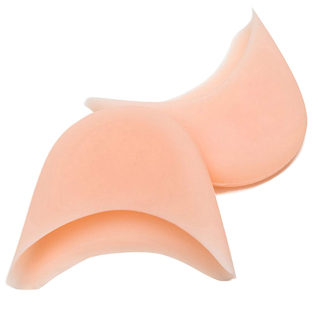 [Australia] - 1Pair Womens Girls Silicone Gel Pointe Ballet Dance Shoe Toe Pads Toe Caps Toe Protector with Breathable Hole for Pointed Ballet Shoesï¼ˆNudeï¼‰ Nude 