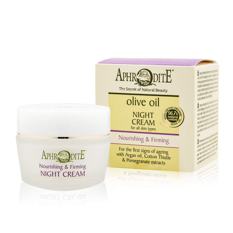 [Australia] - Aphrodite Nourishing & Firming Night Cream - Hydrating and Firming Night Cream with Hyaluronic Acid & Argan Oil (50 ml / 1.70 fl oz) 