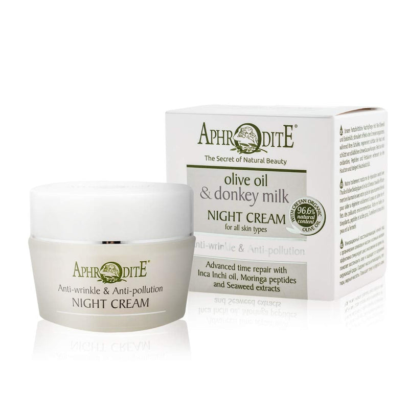 [Australia] - Aphrodite Anti-Wrinkle & Anti-Pollution Night Cream - Daily Nighttime Treatment to Calm the Skin (50 ml / 1.70 fl oz) 