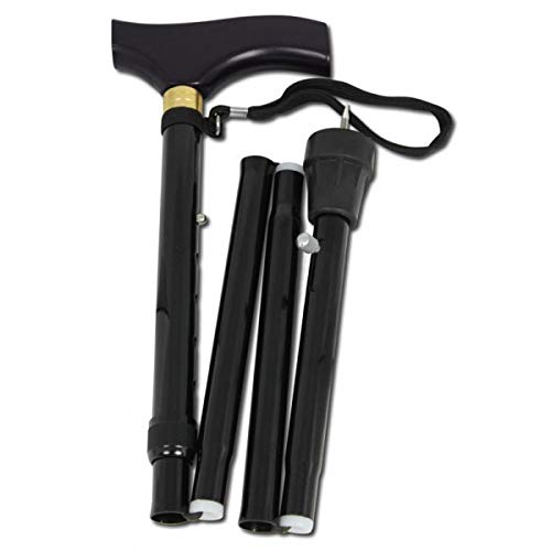 [Australia] - UK care Direct Height Adjustable Snow/Ice-Tip Winter Walking Stick – Lightweight Aluminum Shaft with Spiked Tip for Extra Traction on Snow 1 