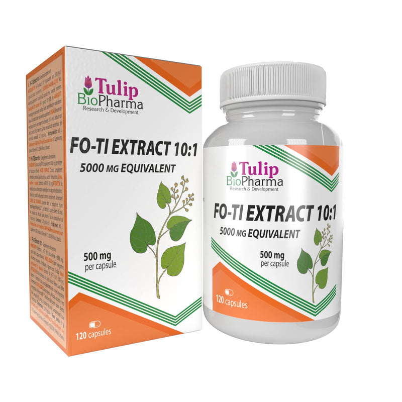 [Australia] - Fo-Ti Root Extract 10:1 (He Shou Wu) 5000mg Equivalent 120 Capsules, 3rd Party Lab Tested, High Strength Supplement, Gluten and GMO Free 