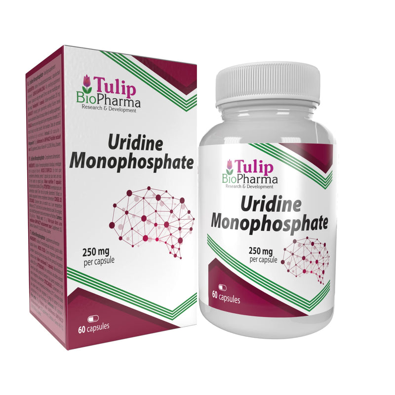 [Australia] - Uridine Monophosphate 250mg 60 Capsules, Certificate of Analysis by AGROLAB Germany, High Strength, Gluten, GMO Free 