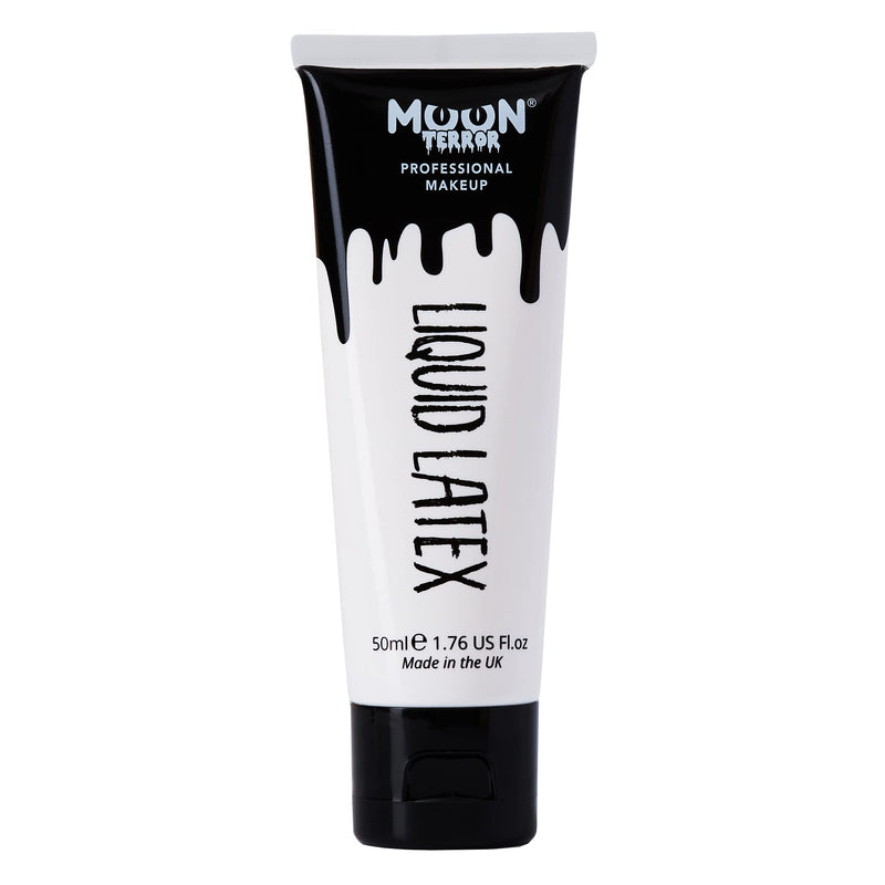 [Australia] - Moon Terror Pro FX Liquid Latex | 50ml | Premium Quality | Made in the UK & Cosmetically Certified | 100% Safe & Easy To Use | Vegan & Cruelty free 50 ml (Pack of 1) 