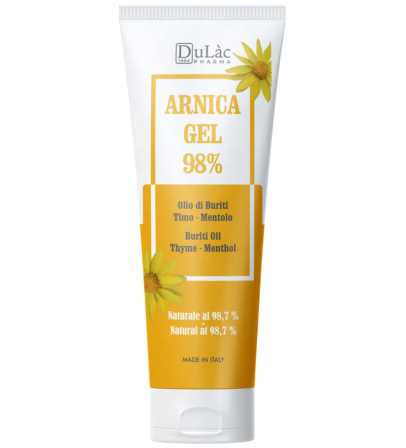 [Australia] - Arnica Gel for Bruising and Swelling 100ml Extra Strong 98%, Fast Action, Made in Italy for Massage of Muscles and Joints, Natural and Dermatologically Tested Formula - Dul�c 