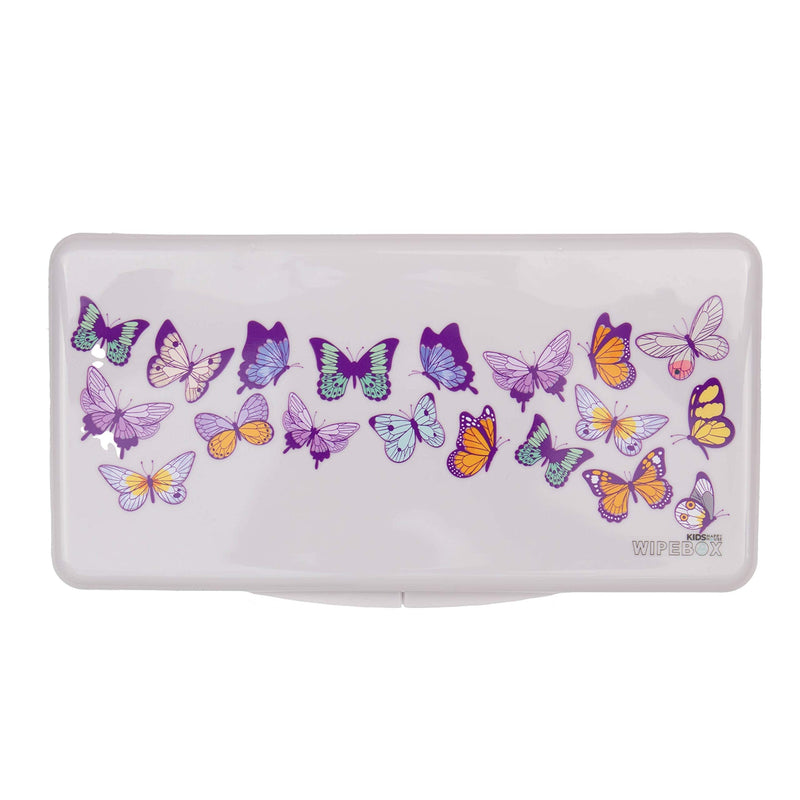 [Australia] - Wet Wipes Dispenser Box Holder for Baby Change Bag by Kids Happy House (Butterflies) BUTTERFLIES 