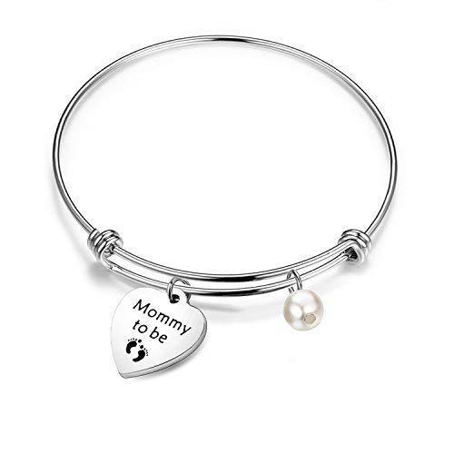 [Australia] - CHOORO Mommy to Be Bracelet Expectant Mother Bracelet New Mom Gift Pregnancy Announcement Gift for Mother-to-be mommy to be br-S 