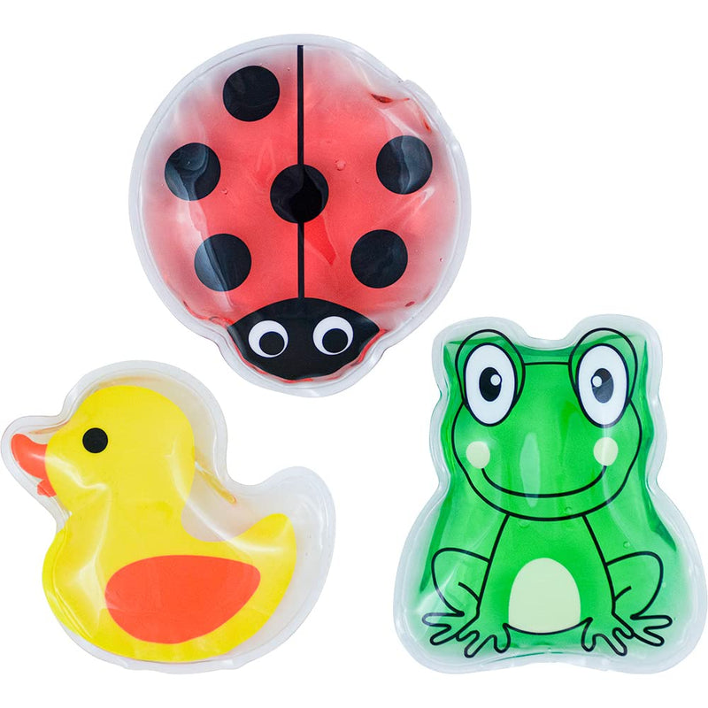 [Australia] - Safety First Aid Group HypaGel Kids Gel Reusable Ice Packs (Hot or Cold) - Pack of 3 for Bumps Bruises Muscle Pains 