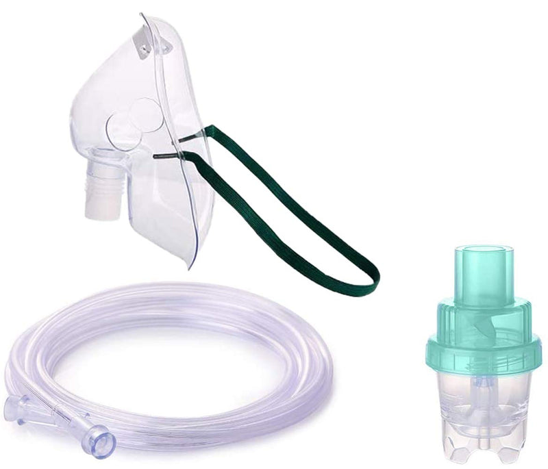 [Australia] - Wonder Care Nebuliser Kit with Nebulizer Mask Inhaler for Adults Pharmaceutical Grade Accessories Soft Tubing Vaporizer Cup (Adult) Adult 