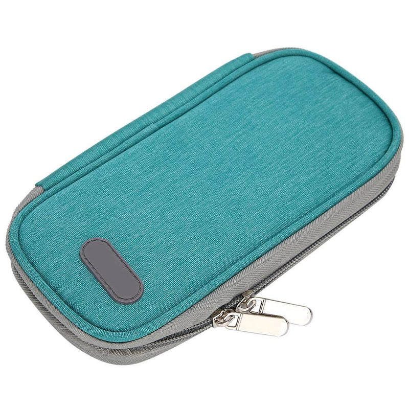 [Australia] - DEWIN Cold Storage Bag, Insulin Travel Bag Portable Insulin Cold Storage Bag Medicines Refrigerated Cool Insulin Travel Pack (Green) Green 
