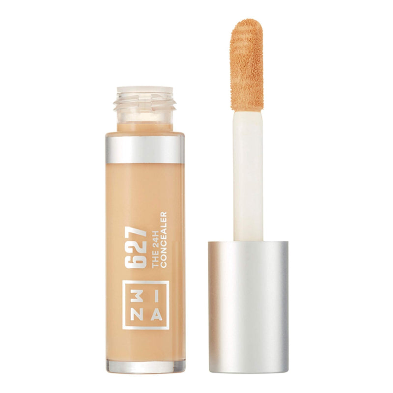 [Australia] - 3INA MAKEUP - Vegan - Cruelty Free - The 24h Concealer 627 - Medium-Full Coverage - Long Lasting - Dark Circles and Spots Eye Liquid Concealer - with Soft-Chunky Applicator - Ultra light nude 