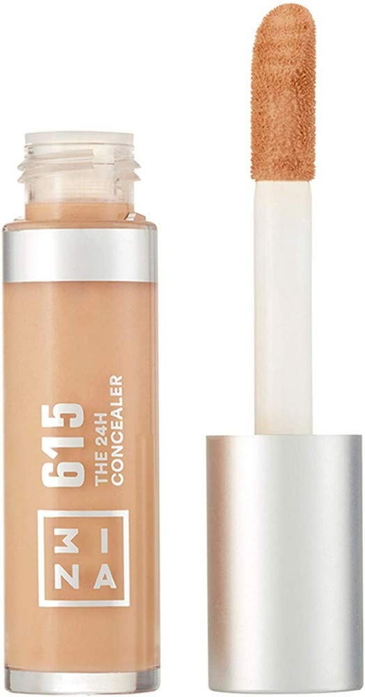 [Australia] - 3INA MAKEUP - Vegan - Cruelty Free - The 24h Concealer 615 - Medium-Full Coverage - Long Lasting - Dark Circles and Spots Eye Liquid Concealer - with Soft-Chunky Applicator - Light sand 