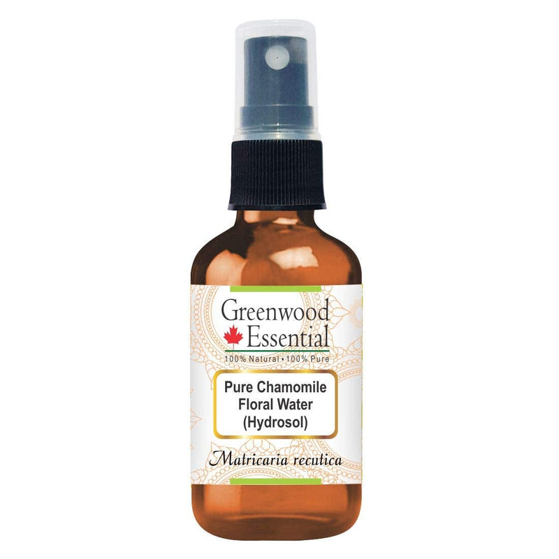 [Australia] - Greenwood Essential Pure Chamomile Floral Water (Hydrosol) (Matricaria recutica) 100% Natural Therapeutic Grade 50ml (1.69 oz) 50ml (1.69 Ounce) 