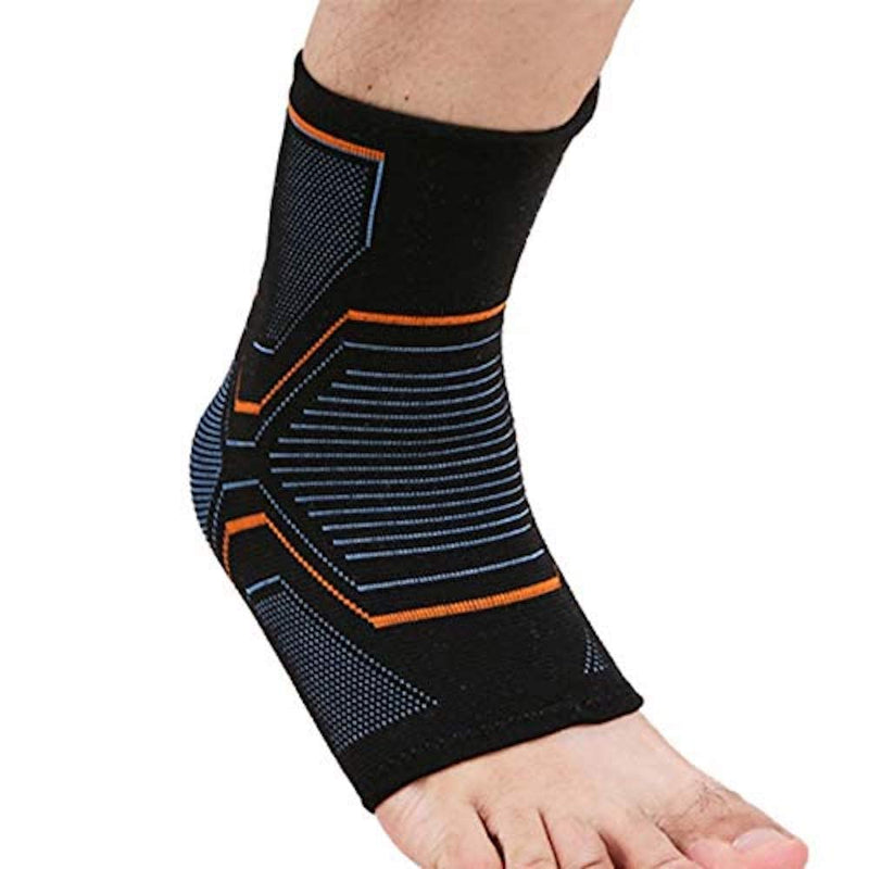 [Australia] - VITTO Ankle Support for Sprained Ankle, Arthritis, Joint Pain, Strains, Ankle Injury, Recovery, Rehab, Sports, Basketball - Multi Zone Compression Sleeve (S) S 