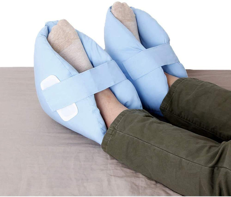 [Australia] - Heel Pillows Pads Bed Sore Cushion Heel Protectors for Feet Foot Boot for Injuries (2pcs) Ankle Protector Pain Pressure Relief from Sores and Ulcers 