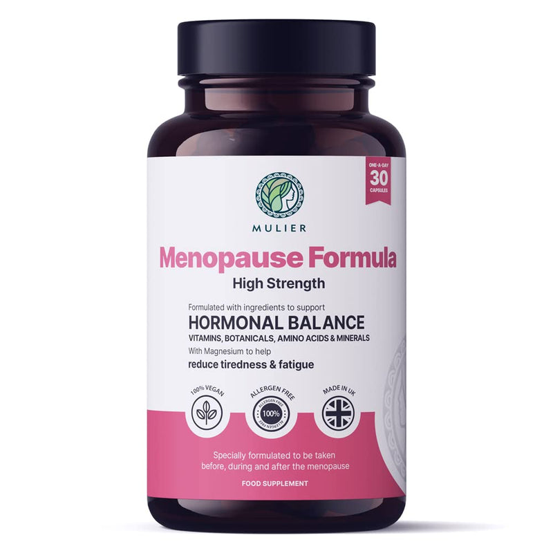 [Australia] - High Strength Menopause Formula | 14 Active Supporting Ingredients for Hot Flushes, Night Sweats & Fatigue | 1 Month Supply | Vegan Friendly | Suitable for Women in Perimenopause 
