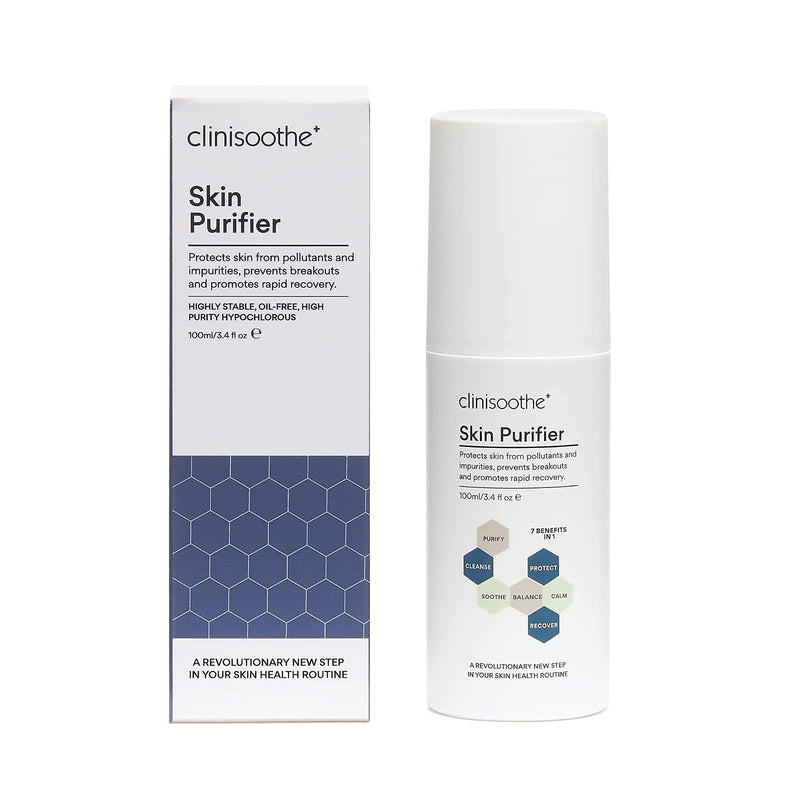 [Australia] - Clinisoothe+ Skin Purifier Spray 100 ml (Pack of 1),Clear - with hypochlorous technology to protect the skin from pollutants and impurities, prevent breakouts and promote rapid recovery. 100 ml (Pack of 1) 