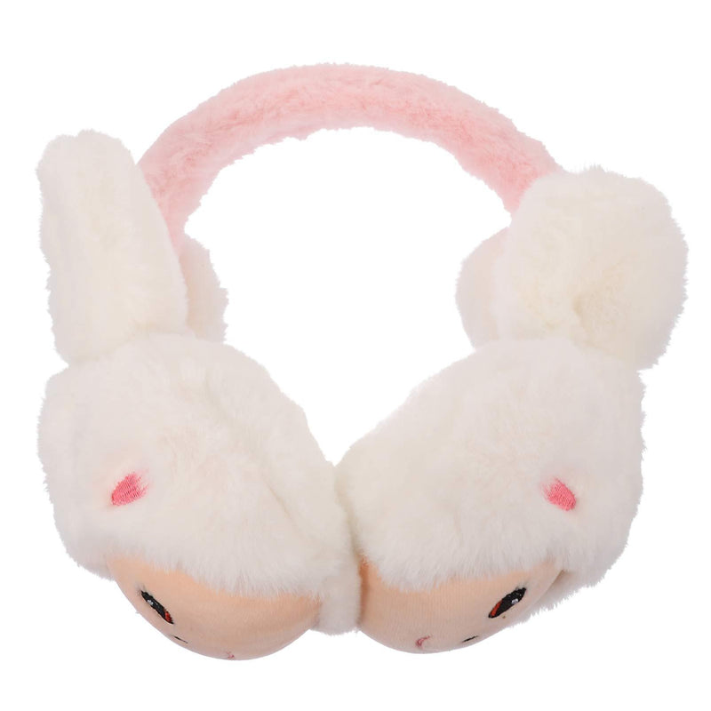 [Australia] - SOIMISS Plush Earmuffs Winter Warm Rabbit Bunny Earmuffs Animal Ear Covers Headband Christmas Ear Warmers for Women Girls Assorted Color 1 