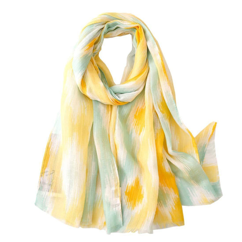 [Australia] - FAIRYGATE Ladies Scarves Lightweight Large Oversized Flower Scarf for Women 14227 L 