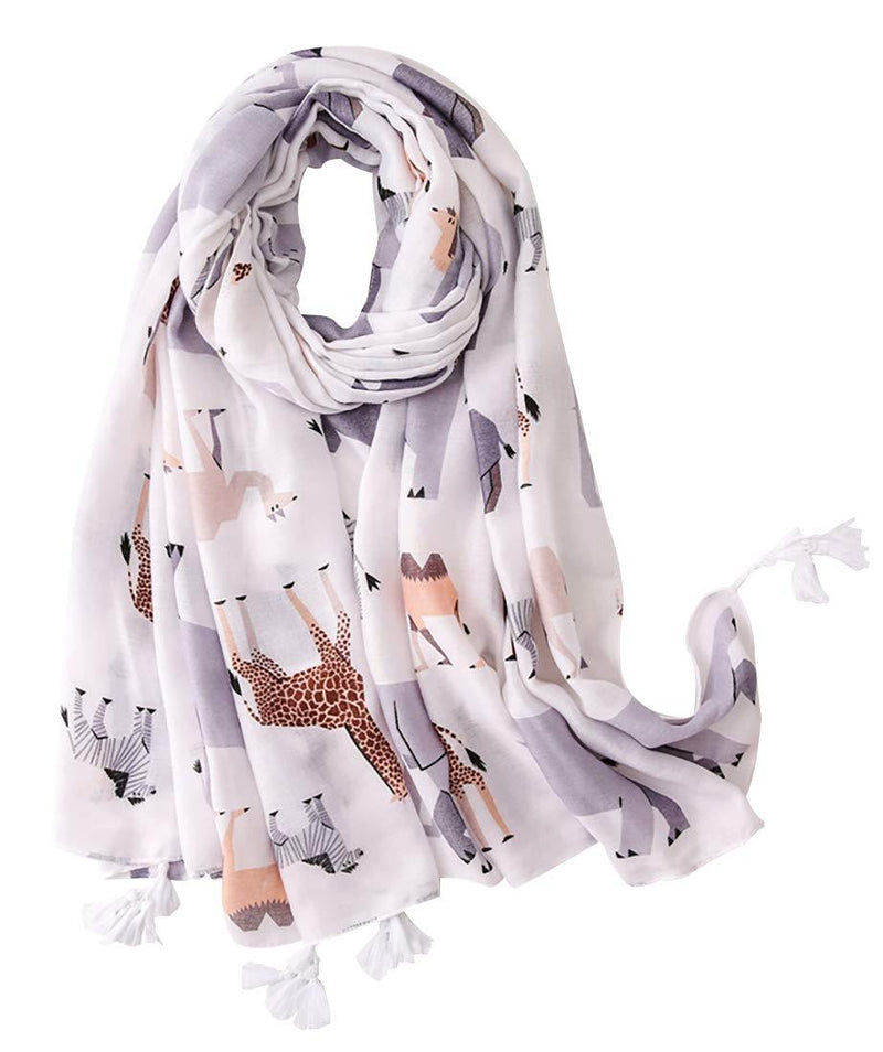 [Australia] - FAIRYGATE Scarf Women Long Winter Spring Soft Warm Scarves for Women Ladies with Tassel Shawls Wraps L 17228 