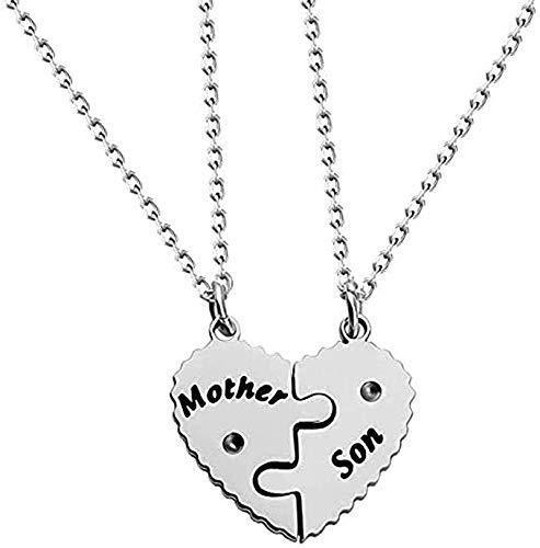 [Australia] - Gifts Mother and Son Necklace Set for 2 Mother and Son Matching Jewelry Son Father Set Necklace 