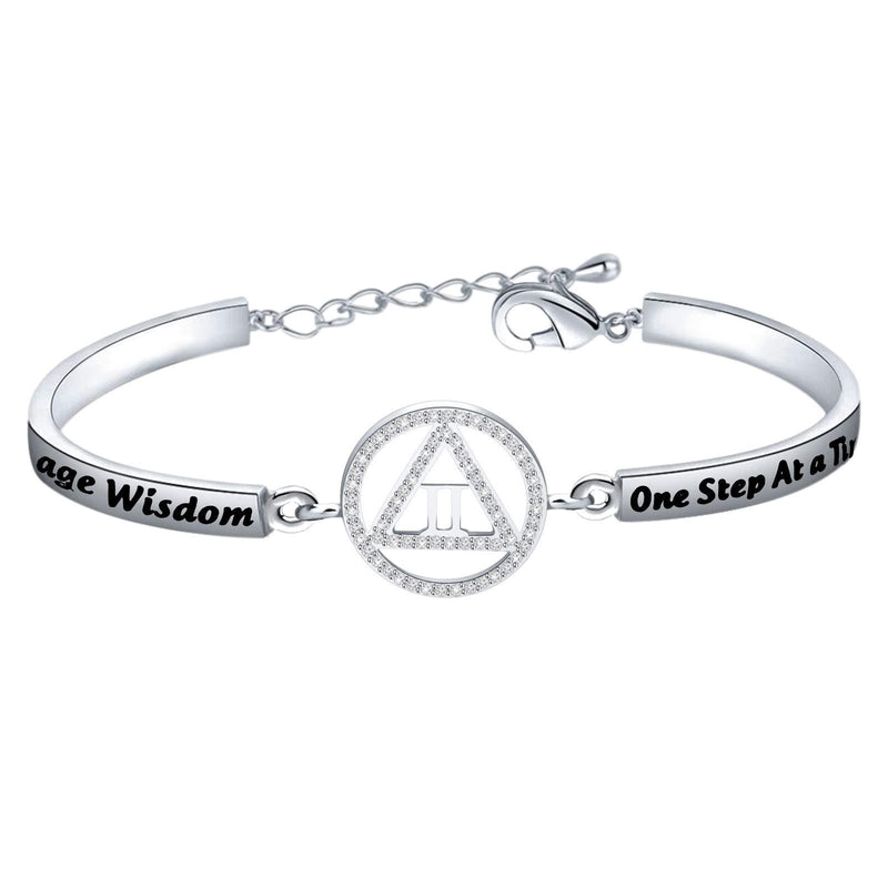 [Australia] - BNQL Serenity Prayer AA Recovery Bracelet Serenity Courage Wisdom Sobriety Gift bracelet2 