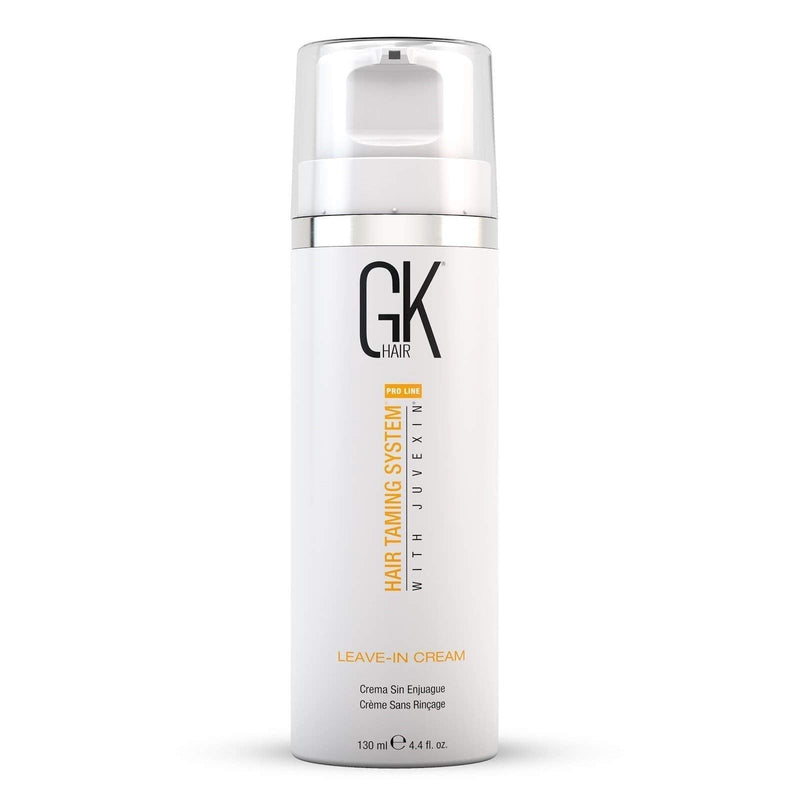 [Australia] - GK HAIR Global Keratin Leave In Conditioner Cream (130ml/4.4 Fl Oz) Conditioning Detangler Hydrating Smoothing Moisturizing & Frizz Control For Dry Damaged Hair Pre Swim Protection - All Hair Types 130ml 