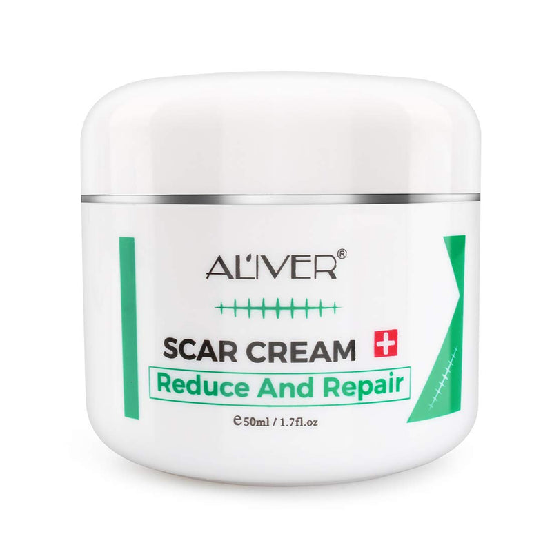 [Australia] - Aliver Scar Removal Cream for Old & New Scars, Stretch Mark Remover for Men & Women, Acne Scar Removal on Face or Body, Scar Treatment for Cuts,Surgery, Burn, Cut, Keloid, C-Section 