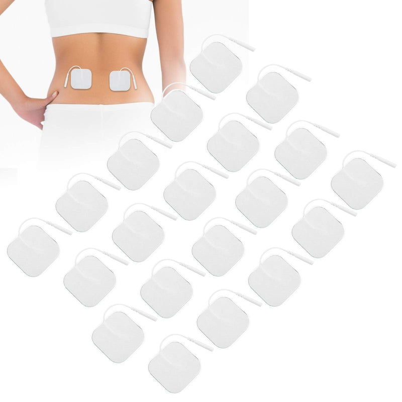 [Australia] - 20pcs TENS Electrode Pad 4 x 4cm Self-Adhesive Electrodes Premium Replacement Pads for TENS Massager Physiotherapy Machine 