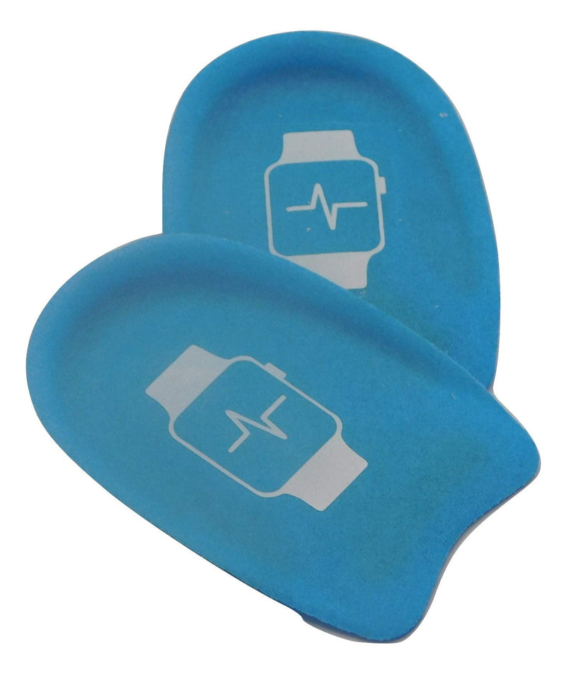 [Australia] - Heal me Silicone Gel insole heel pad for heel pain, Achilles tendonitis, plantar fasciitis, height increase; comfort (UK small 10cm x7.2cm) 