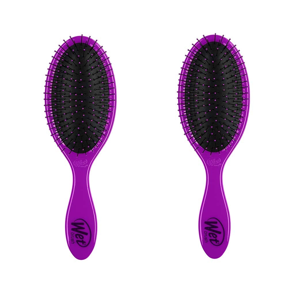 [Australia] - WetBrush, Original Detangler Hairbrush UltraSoft Bristles Ergonomic Handle Suitable for All Hairtypes Purple DUO 