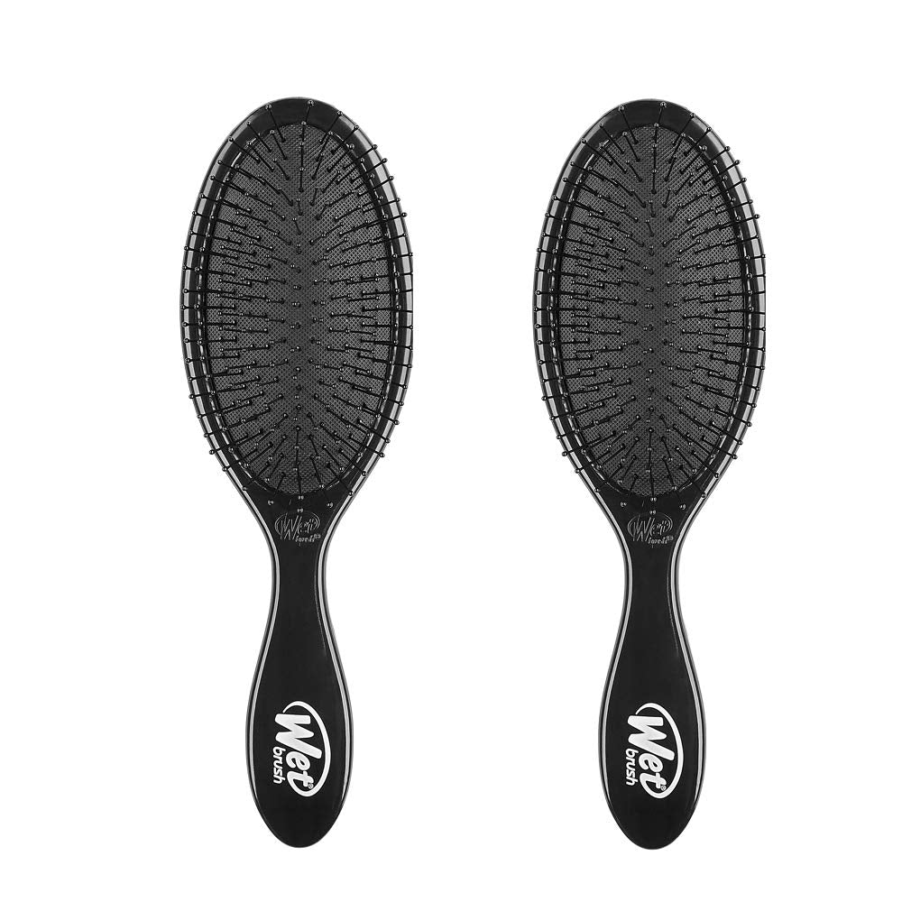 [Australia] - WetBrush, Original Detangler Hairbrush UltraSoft Bristles Ergonomic Handle Suitable for All Hairtypes Black DUO 