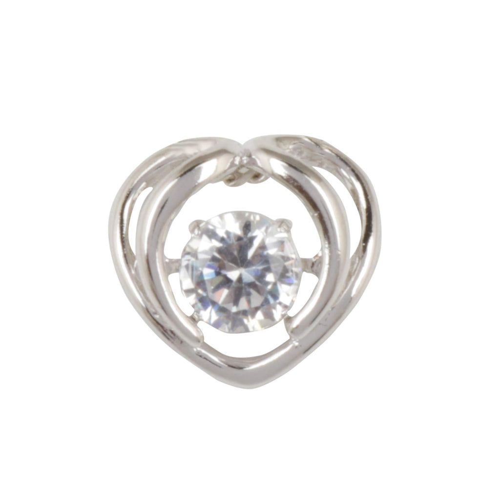 [Australia] - GEMHUB 5.50 Ct. Beautiful White Zircon Loose Gemstone Pendant, Alloy Metal For Men/Women Gift Without Chain 