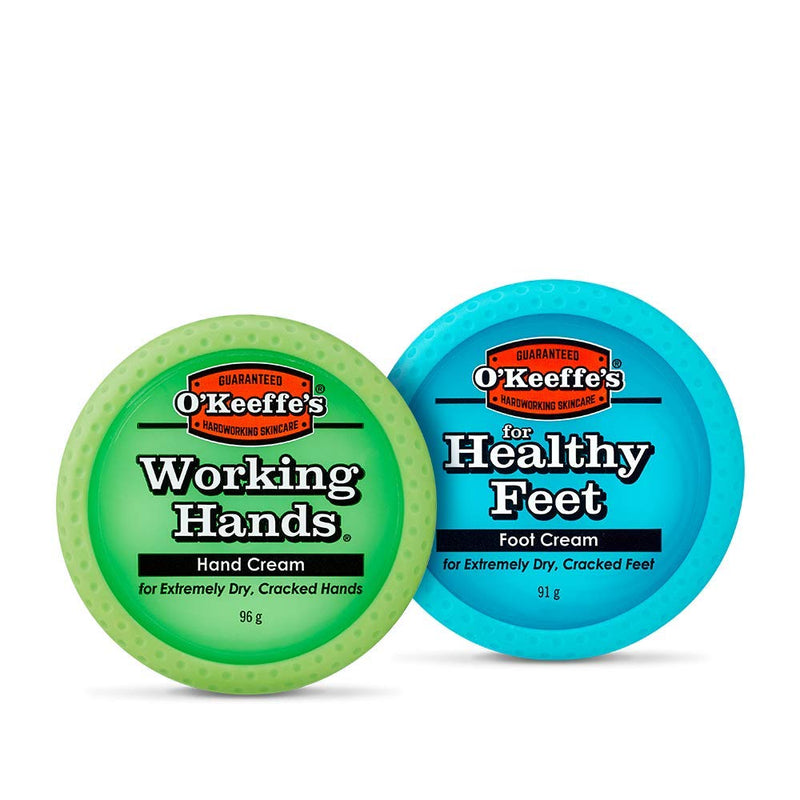 [Australia] - O'Keeffe's Working Hands 96g & Healthy Feet 91g (Twin Pack) Twin Pack - Standard Jar 