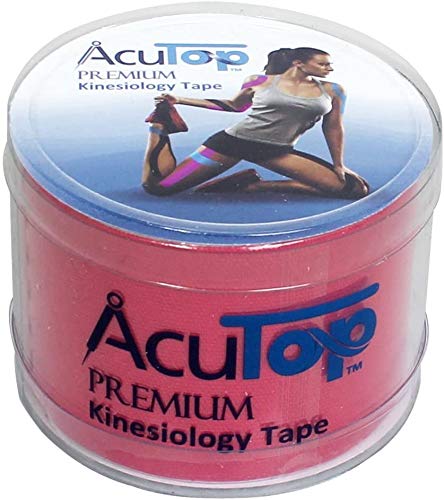 [Australia] - Premium Quality Tape 5m Roll of Elastic Muscle Support Tape for Exercise, Sports & Injury Recovery (Pink) Pink 